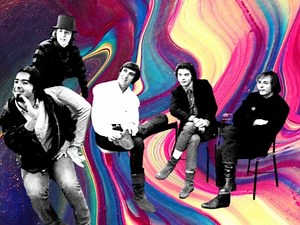 Who were the first band to use the term "psychedelic" rock?