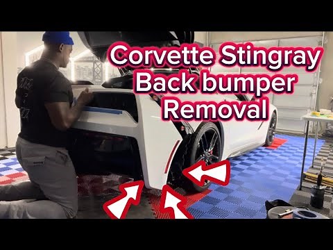 How to remove (2014-2019 C7 Corvette Stingray Back Bumper) Step by Step