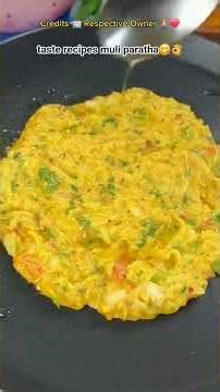 Taste recipes muli paratha #cookingvideo #mycooking #recipe #food