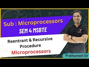 Reentrant & Recursive Procedure | Microprocessor | MSBTE | Toshib Tutorial's