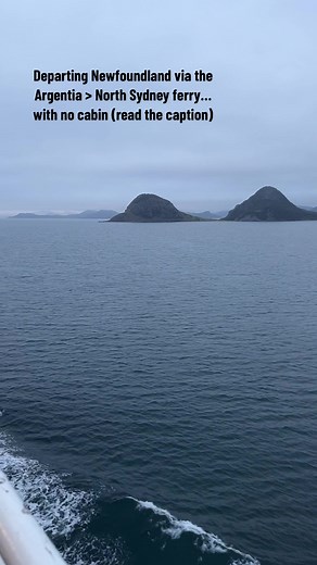 We took the 16-hour Marine Atlantic ferry crossing from Argentia, NL, to North Sydney, NS, and we didn’t have a cabin. And how did it go? Honestly, it wasn’t awesome, but it also wasn’t terrible. Here’s what we did to make it manageable, and what we’d do differently next time. ✅ The good: We were ready to jump. We went straight to the reception desk after boarding to check our status on the wait list for a cabin (which, clearly, we weren’t high on), and to ask where would be the best place to ca