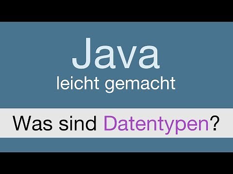 Java Programmieren lernen | Datentypen - 006