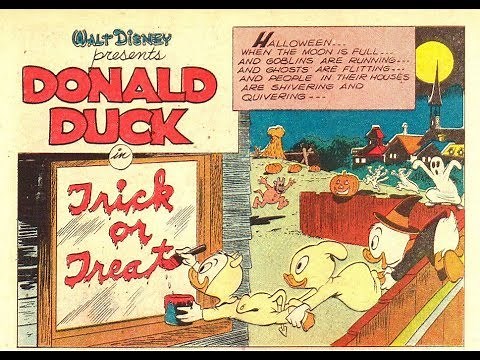 Donald Duck in Trick or Treat (Comic Dub) Carl Barks