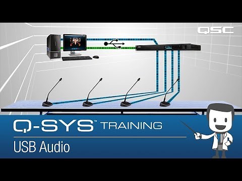 Configuring USB Channels (Q-SYS Training: QSC Conferencing Solution)