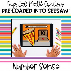 Digital Math Centers | Number Sense | For Seesaw