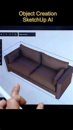 SketchUp AI Just Built This Object in Seconds 🤯 #SketchUpAI #AIDesign #3DWithAI #SketchUpShorts