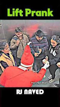 Santa Gifts Prank, Cute Girl Confused 😅 Don't Miss The End 🤫 Credit- Rj Naved 🤫 #shorts #rjnaved