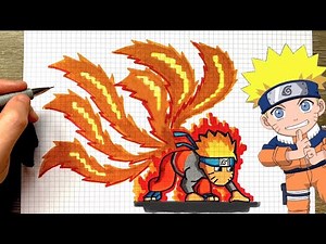 COMMENT DESSINER NARUTO QUI SE TRANSFORME EN KYUBI