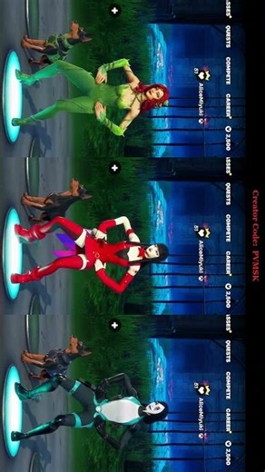 Fortnite Emote - The Macarena (Poison Ivy, Crossheart, Domino & Spike)