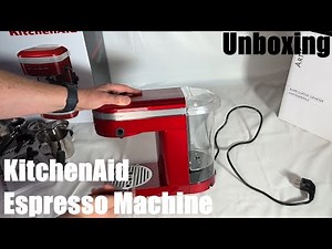 KitchenAid Artisan Semi-Automatic Espresso Machine Unboxing