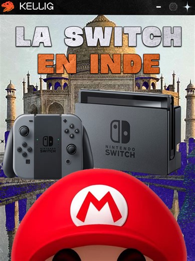 la switch 1, oui la première console, ça sortir en Inde presque 10 ans après sa sortie mondial en arrivant dans ce marché nintendo pourrait bien marquer l'histoire du jeu vidéo. #switch #nintendo #record #inde