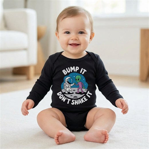 Astronaut Alien Friendship Baby Bodysuit, Starry Space Theme Toddler Shirt, Cartoon Imaginative Unity Youth Shirt for Sci-fi Fans - Etsy