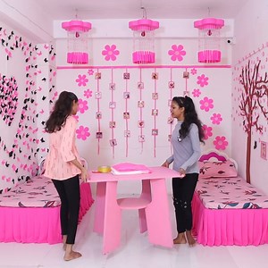 3.6M views · 10K reactions | Awesome girls room makeover - hot pink - bedroom transformation #fun #decor #makeover #transformation | Hetal's Heart | Facebook