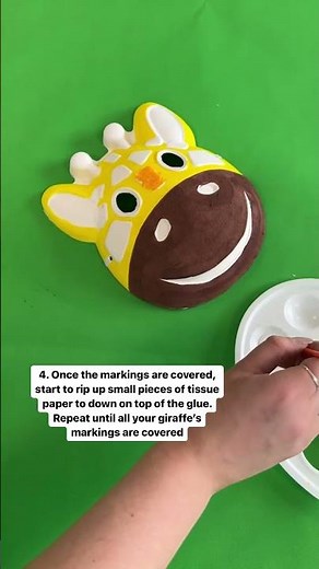Decorate your own giraffe mask 🦒