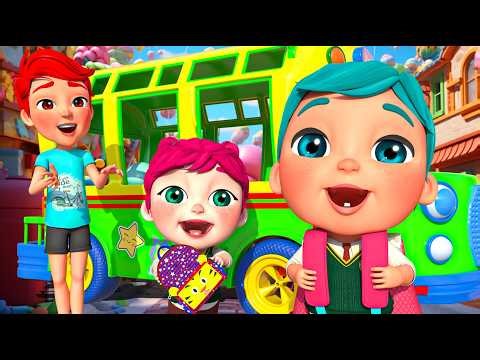 Wheels on the Bus Song + More Nursery Rhymes & Kids Song @SuperkidsNurseryRhymesBabySong