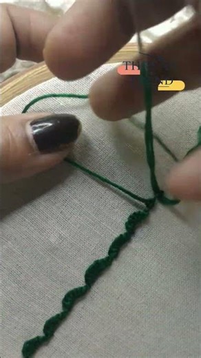 Beautiful Border Line|Embroidery For Bignners| Tutorial Easy Method #embroideryforbeginners
