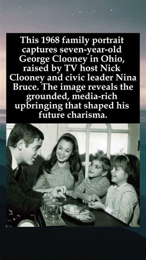Young George Clooney: The Family Snapshot That Foretold a Star #GeorgeClooney #ChildhoodPhoto