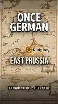 Why Russia Owns Kaliningrad 🇷🇺🤯 #geographythroughmaps #history #mapanimation #mapexplained