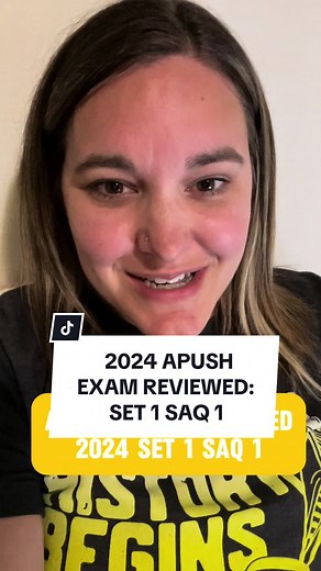 Let’s review the 2024 APUSH exam prompts starting with Set 1 SAQ 1! #fyp #apush #apushistory #historyteacher #teachersofhistory #apushexam