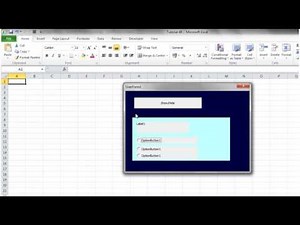 Excel 2010 VBA Tutorial 49 Userforms Frames