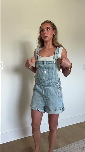 denim short overalls are the perfect summer outfit they’re so comfortable and so easy to style you