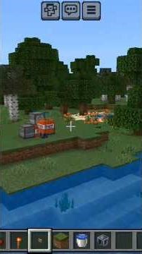 Minecraft with automatic TNT Cannon 💣💣🔥🔥