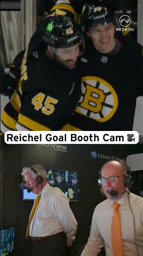 Lukas Reichel ELECTRIC Debut Goal & View From the Booth During Bruins and Jets Matchup