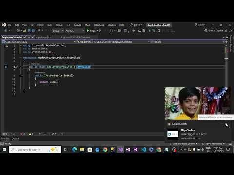 Asp.net core crud operation using jQuery ajax method javascript ado.net part 2