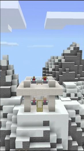 minecraft mountain house #minecraft #howtobuild #minecraftbuilding