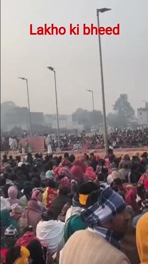 Prema nand ji maharaj se milne ke liye lakho ki bheed#trending #jai #premanandjimaharaj #premanand