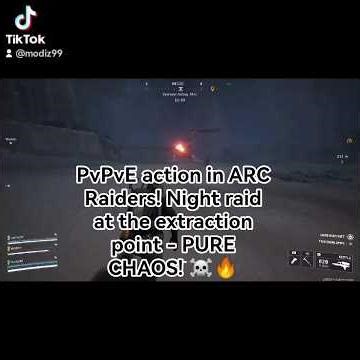 PvPvE action in ARC Raiders! Night raid at the extraction point - PURE CHAOS WITH EDITS! ☠️🔥