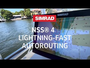 Simrad® NSS® 4 | Autorouting Feature Walkthrough