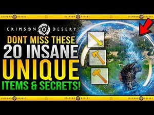 20 UNIQUES & SECRETS To Make You OVERPOWERED in Crimson Desert - Best Weapons & Gear Guide