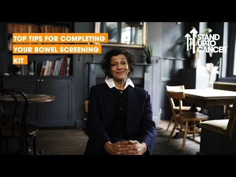 Top tips for completing your bowel screening kit | Stand Up To Cancer