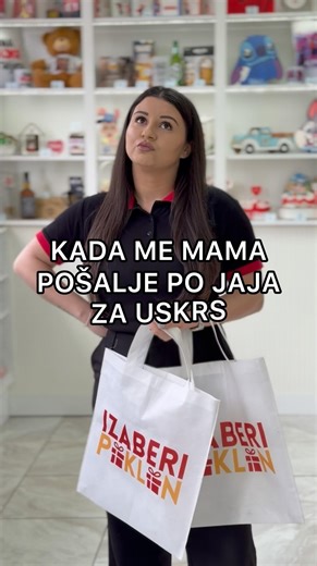 Kada me mama pošalje po jaja za Uskrs ☺️