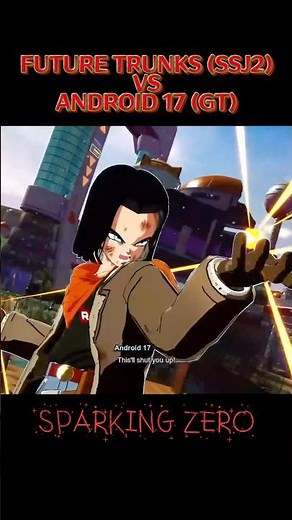 Future Trunks (Super Saiyan 2) Vs Android 17 (GT)🔥#sparkingzero #trunks #android17 #mods