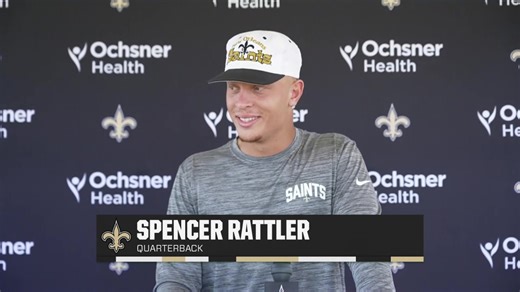 Spencer Rattler on his camp, preseason | Saints Training Camp 2024