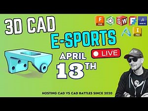 Model Monday Live APRIL 13 | CAD Speed Modeling Battles, Tutorials, Tips and Tricks