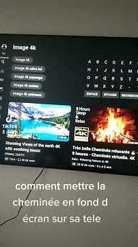 comment mettre en fond d écran une cheminée sur votre téléviseur