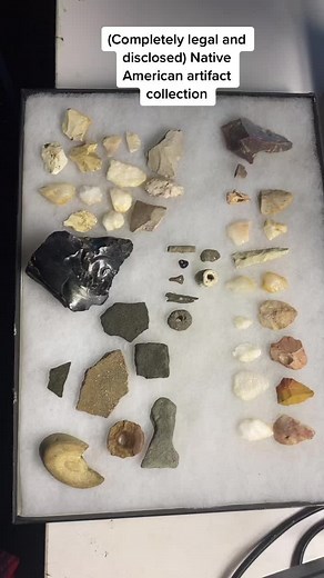 All these have been filed with the FDHR and are completely legal for me to have possession of. #native #nativeamerican #indigenous #artifact #arrowhead #pottery #history #relic #adventure #creek #TurboTaxAndRelax