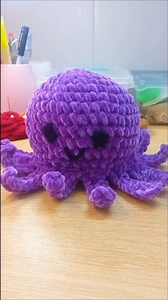 Crochet Octopus Plushie #crochet #diy #plushies #diytoys #crocheting #handmade