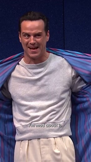 National Theatre on Instagram: "And the award for 'Best Gift Acceptance' goes to… 😅 Skip the dressing gown. It's not too late to gift your loved ones world-class theatre instead. You can send a National Theatre at Home gift subscription instantly, so they can enjoy over 100 plays to stream on demand, including Present Laughter with Andrew Scott and Indira Varma. A production from @oldvictheatre. #NationalTheatreAtHome #StoriesWorthSharing #PresentLaughter #Streaming"