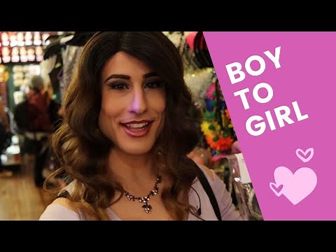 Boy To Girl Transformation + Halloween Costume Shopping