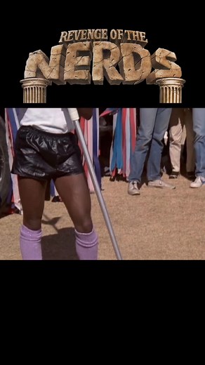 Lamars javelin throw, revenge of the nerds #fyp #nerds #80s #genx #funny #inclusive #college #fraternity