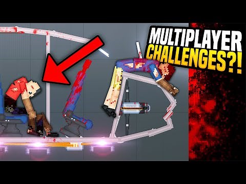 MULTIPLAYER Train Crash SURVIVAL Challenge - People Playground Gameplay