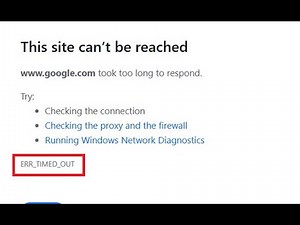 How to fix ERR_TIMED_OUT in Google chrome & microsoft edge Windows 10 / 11 (Error timed out)
