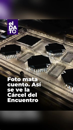 ¡LISTA PARA EL QUE SABEMOS! Así luce desde lo alto la Cárcel del Encuentro en la provincia de Santa Elena. El centro de confinamiento de máxima seguridad había recibido críticas por los asambleístas de la RC, sin embargo, ya luce casi terminada, tal cual lo prometió el Gobierno del presidente Daniel Noboa. “Foto mata cuento. Tengan.”, posteó el ministro del Interior John Reimberg.