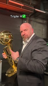 The NBA Finals trophy checked #WWERaw off its Bucket List as it continues on the journey towards the #NBAFinals ✅🏆 WWE | NBA