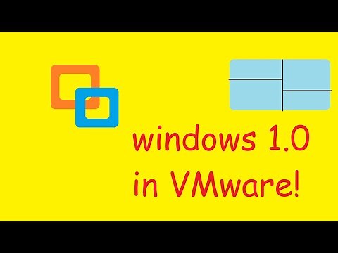 how to install windows 1.0 on VMware