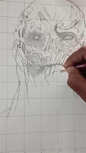 I Tried To Draw Vecna From Stranger Things #vecna